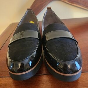 Dr. Scholl's Black and Tan ‘Watson’ Loafers for Women